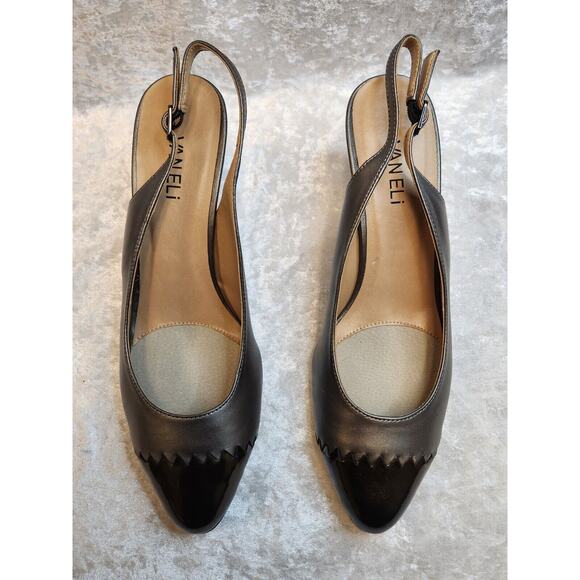 Vaneli Liddy Pewter Nappa/PT Gray Kitten Heels-Size 9.5M - Picture 6 of 10